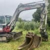 Bagger Takeuchi TB175 m. Engcon Löffel-Set