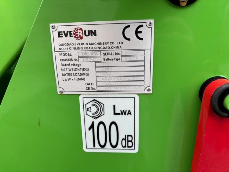 Everun EREL1000 Hoflader Lageraktion! – Bild 13
