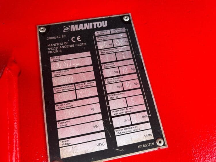 Gelenkteleskoparbeitsbühne Manitou 200 ATJ – Bild 20